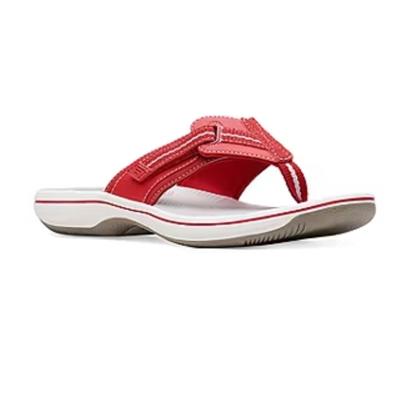 Clarks | Shoes | Clarks Womens Cloudsteppers Brinkley Jazz Flipflops ...